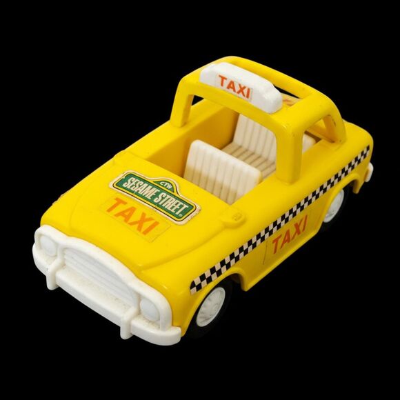 Vintage Playskool Sesame Street Taxi Toy -- ITEM #3359 - Picture 4 of 8